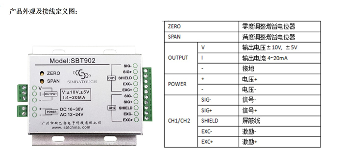 斯巴拓SBT902壓力傳感器變送器4-20ma 0-10v 0-5v輸出高精度稱(chēng)重重量4.jpg