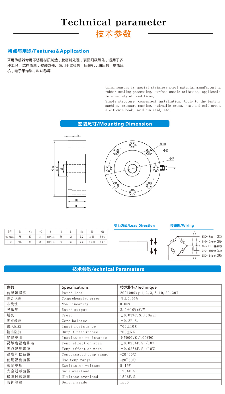 斯巴拓SBT710 出口口罩機拉壓力傳感器 切邊力測力數(shù)顯 配件 1 2T