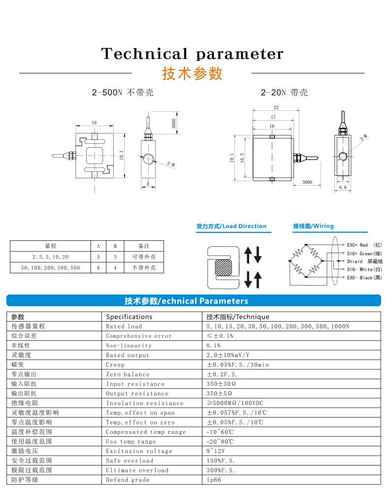 S型傳感器-S型拉壓力傳感器-S型推拉力傳感器稱(chēng)重